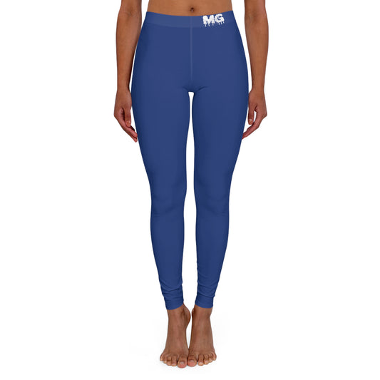 Women's (NAVY) Low Waisted Leggings