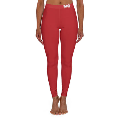 Women's (WINE) Low Waisted Leggings