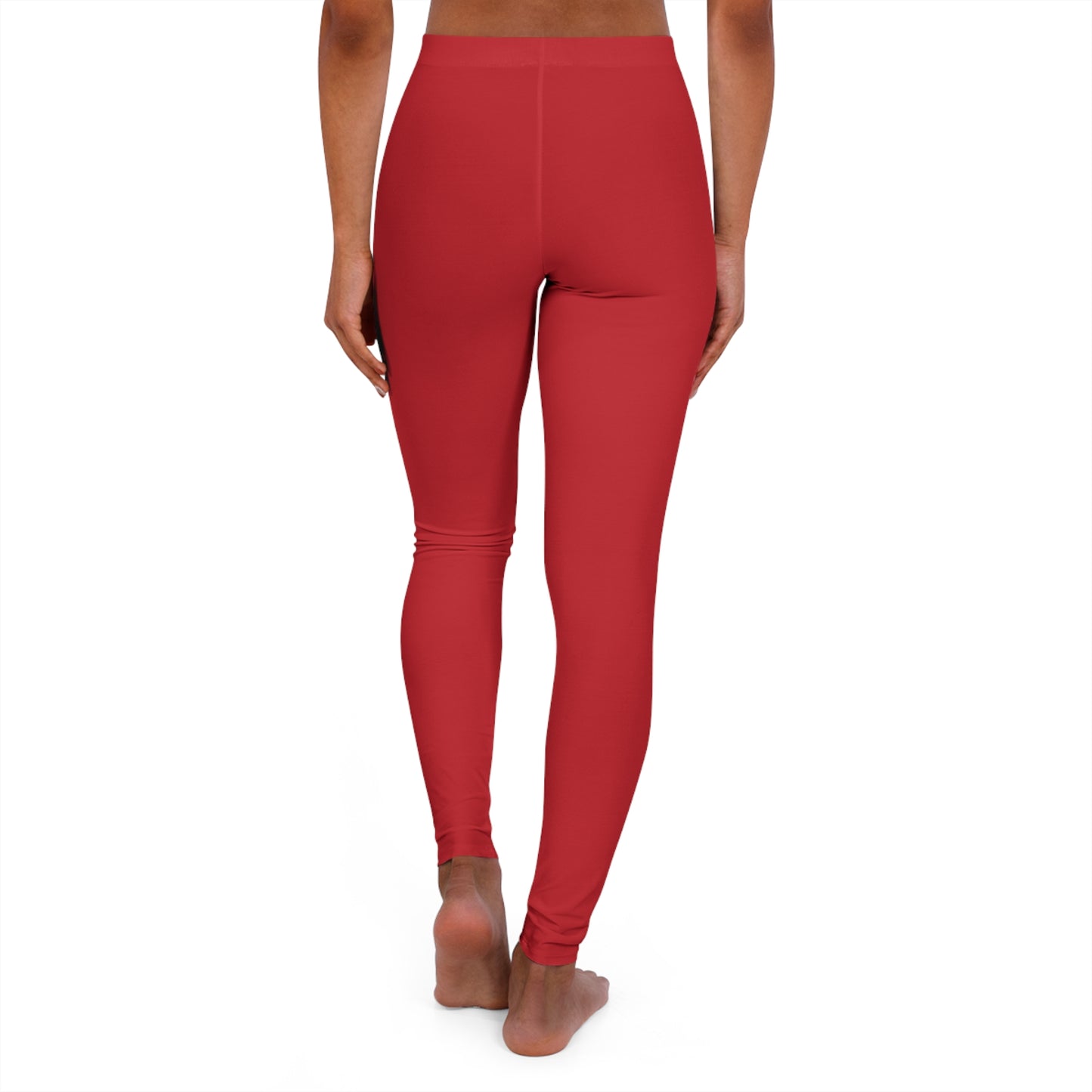 Women's (WINE) Low Waisted Leggings