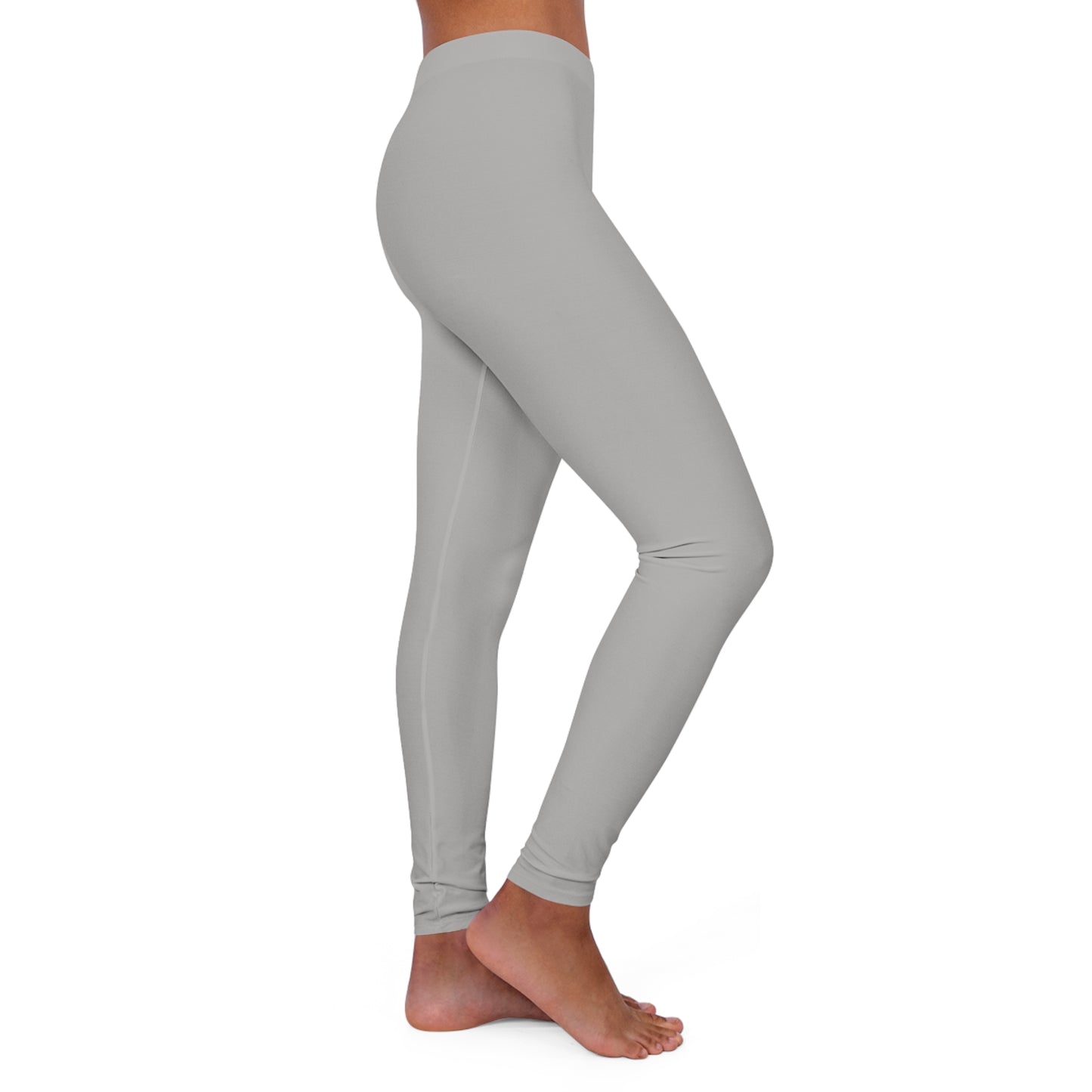 Women's (GRAY) Low Waisted Leggings