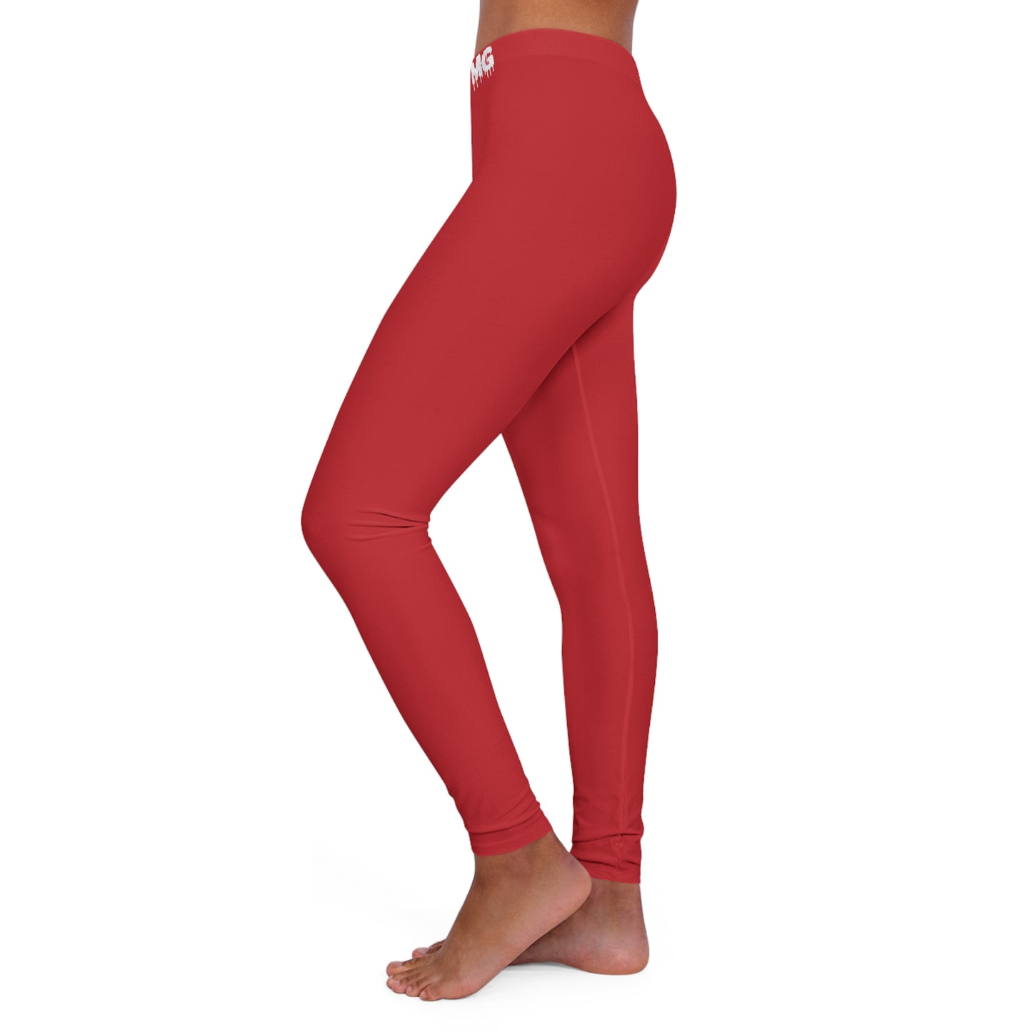 Women's (WINE) Low Waisted Leggings