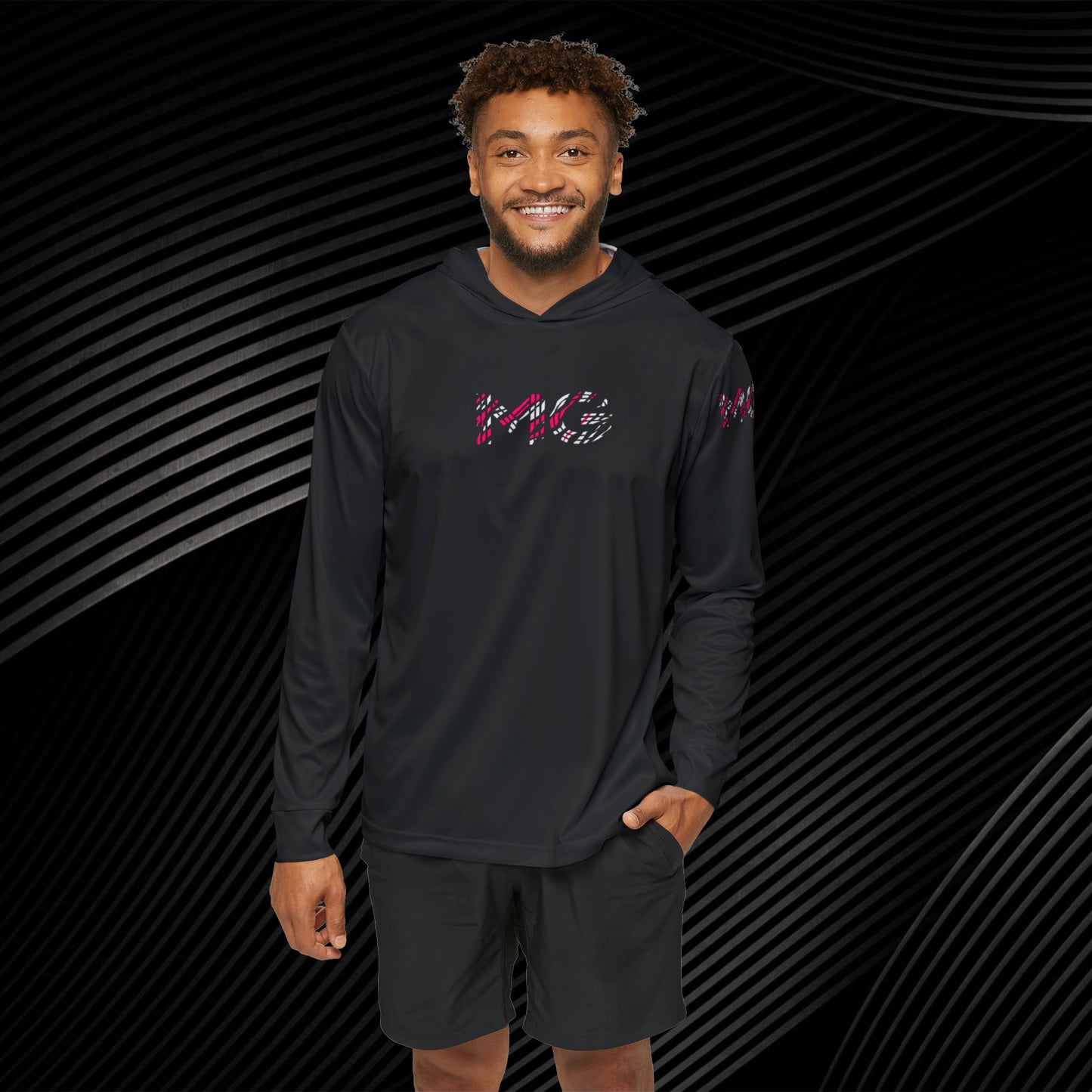 Men's (TOUGH IN PINK) Warmup Hoodie