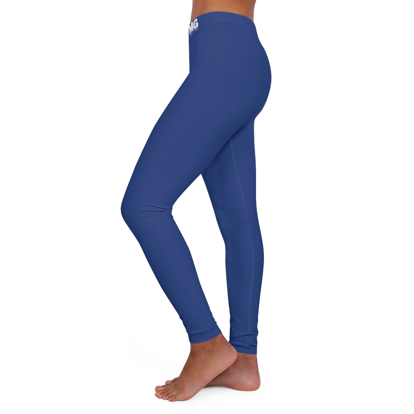 Women's (NAVY) Low Waisted Leggings