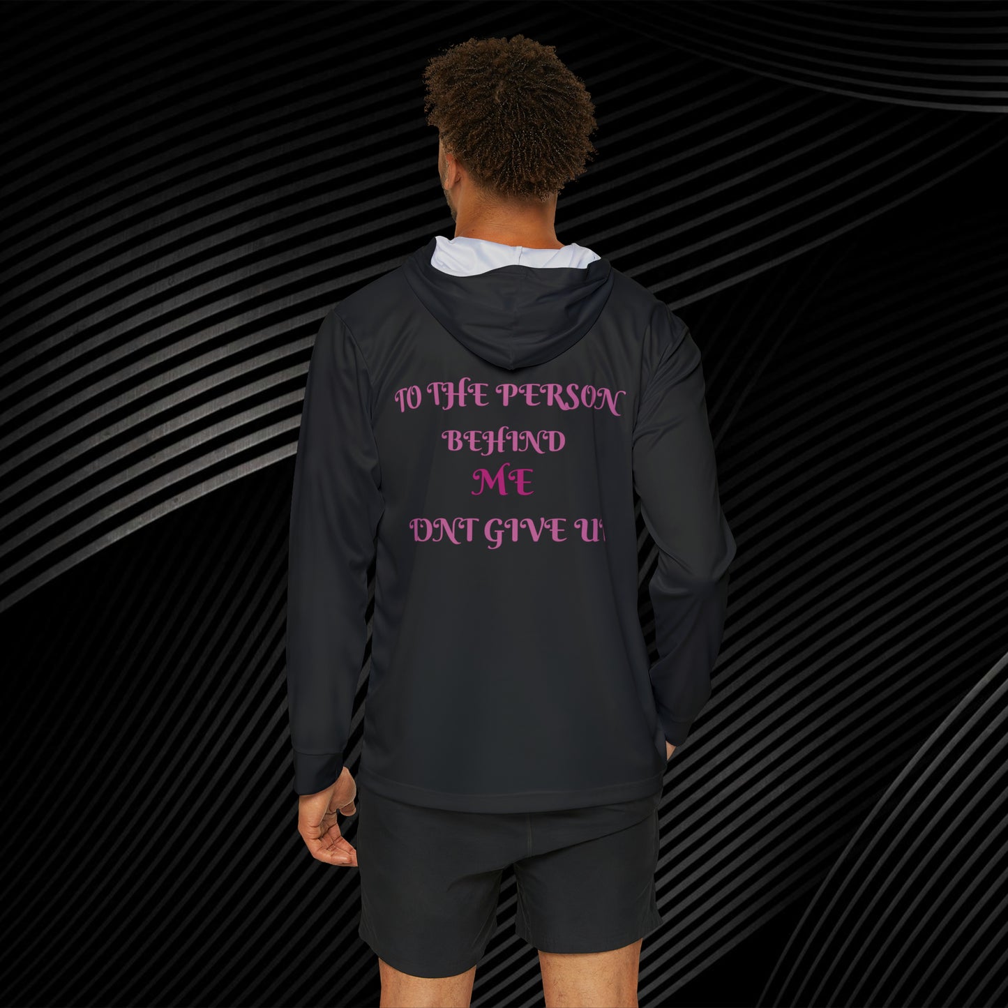 Men's (TOUGH IN PINK) Warmup Hoodie